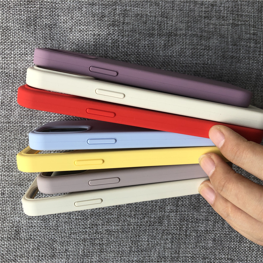 Apple Iphone Mobile Phone Silicone Cases multicolor anti shock With Logo