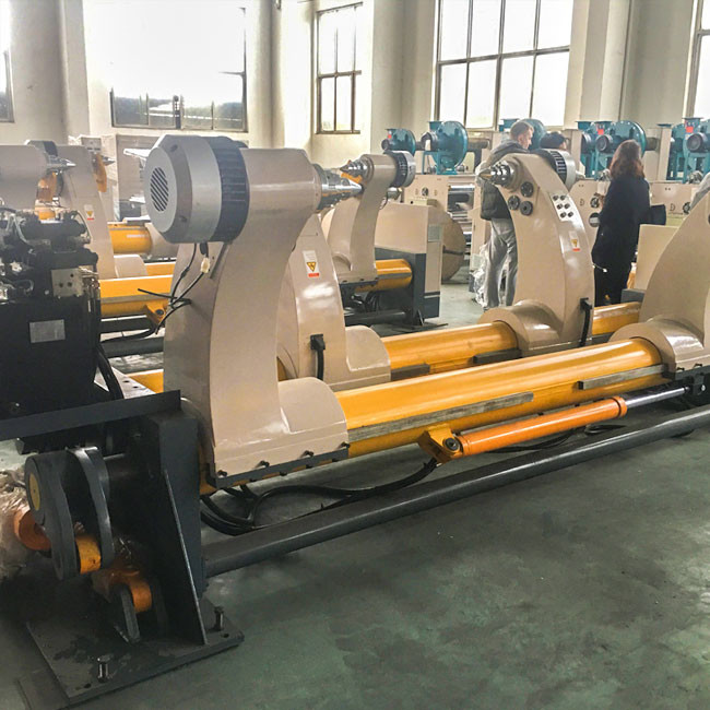 Shaftless Automatic Hydraulic Mill Roll Stand Corrugated Sheet Production Line For Paper Roll