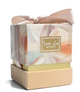 Wholesale Handmade Small Wedding Jewelry Packaging Box With Pink Ribbon from china suppliers