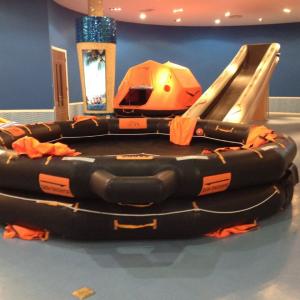 Wholesale Marine Open Life raft rigid type inflatable and life raft light HRU from china suppliers