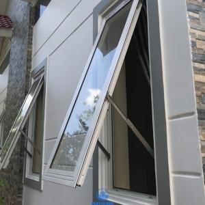 Wholesale Residential Aluminum Awning Window Double Tempered Glass Vertical from china suppliers