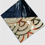 etched stainless steel sheet 304 designed stainless steel decorative plate