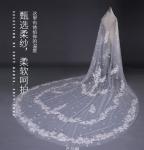 2018 New Korean Bride Long, 3M White Veil, Wedding Accessories, Bridal