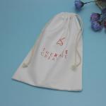 Lightweight Organic Cotton Storage Bag For Handbag Screen Printing Logo