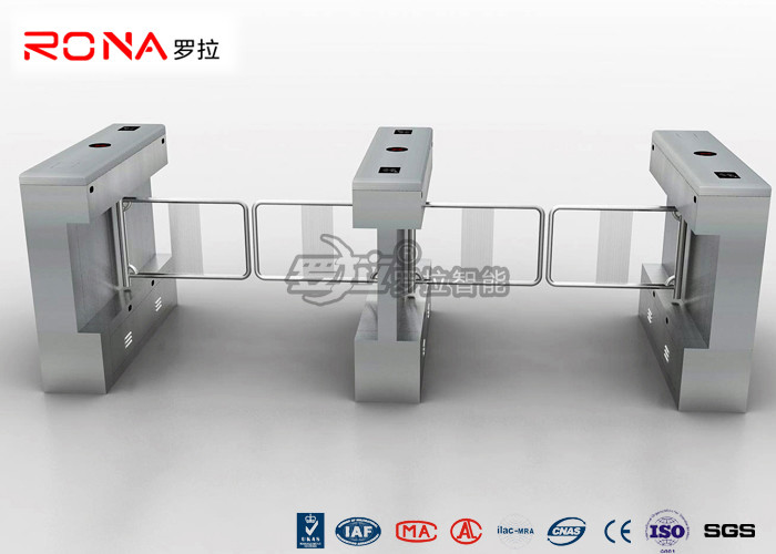 Access Control System Swing Gate Turnstile Bi-Directional For Supermarket