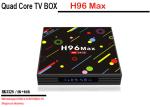 Wholesale factory price android 7.1 smart tv box H96 MAX H2 RK3328 4 core 4G 64G