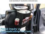 Car Trash Bags Car Backseat Organizer Bag Cooler, Car Garbage Can, Storage