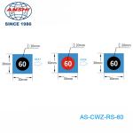 Adhesive Sticker Color Changing Label Sticker Reversible 60℃ 140℉ Temperature