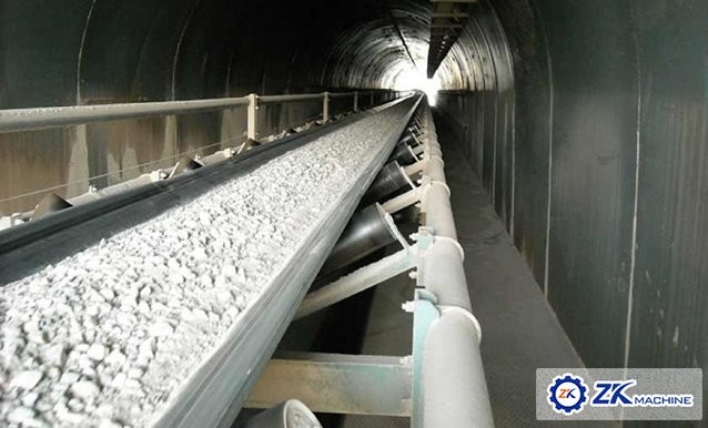 Reliable Operation Industrial Belt Conveyor High Transportation Capacity