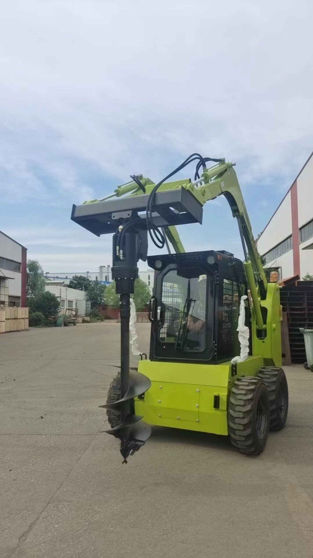 37kw Diesel Power JC45 Skid Steer Loader with Hydraulic Joystick and Pneumatic Tire
