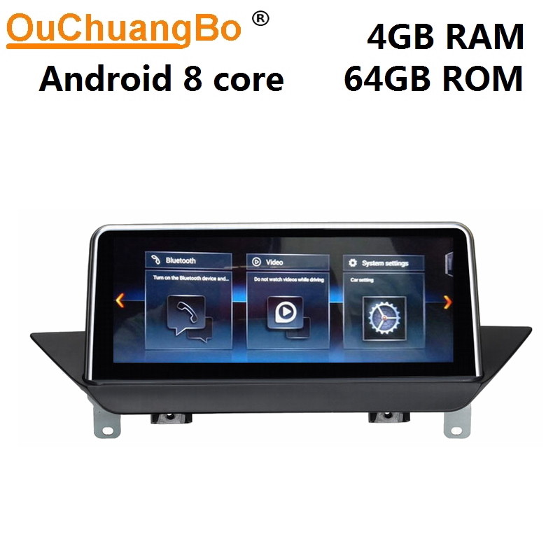 Ouchuangbo car radio gps navigation for X1 E84 (2009-2015) support BT MP3 mirror link android 8.1 OS 4+64
