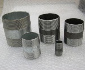 Wholesale carbon steel double thread bread barrel nipple/pipe nipple from china suppliers