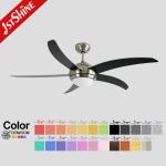 35w Modern LED Ceiling Fan 44 Inch DC Motor Energy Saving Silent