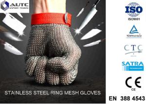 Wholesale Stainless Steel PPE Safety Gloves , Protective Cutting Gloves Mesh Convenient Cleaning from china suppliers