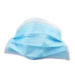 Blue White Non Woven Face Mask Dust Proof Disposable Respirator Mask