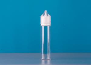 Wholesale 60ml clear PET plastic e liquid bottle with clear cap from china suppliers