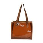 Transparent Large Bag Ladies Portable Color Ins Candy Color Laser Large Capacity