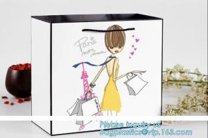 Wholesale Paper Gift Bags With Handles Matte Luxury Modern Fancy Elegant For Presents Merchandise Retail Boutique Clothing Wedding from china suppliers