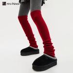 Women Ribbed Over Knee High Socks Leg Warmers Toeless Yoga Ballet Dance Leg