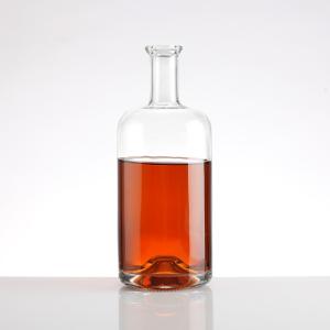 Wholesale 700 ml 750 ml Nordic Empty Rum Whisky Vodka Spirit Glass Liquor Bottle With Cork End from china suppliers