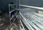 USA standard 8'h x 6'w Horse Round Pen Galvanized 5-Rail Gate Panel Farm Gate