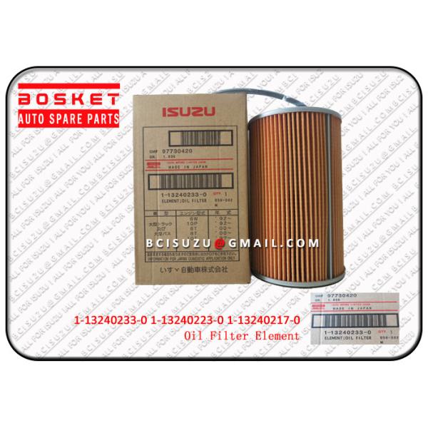 Isuzu Filters Truck 6WF1 Oil Filter Element