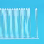 75mm Transparent Plastic Tag Pins For Hanging Soft Goods