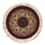 CM-008 Natural Rubber Round Coasters Cloth Mat Drink Mats Coasterrug