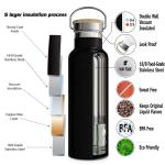 12oz 18oz 32oz Insulated Water Bottles 18/8 Stainless Steel
