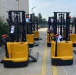 Full Electric Walkie Stacker With Night Operation Lights 1000kg 1500kg 3500mm