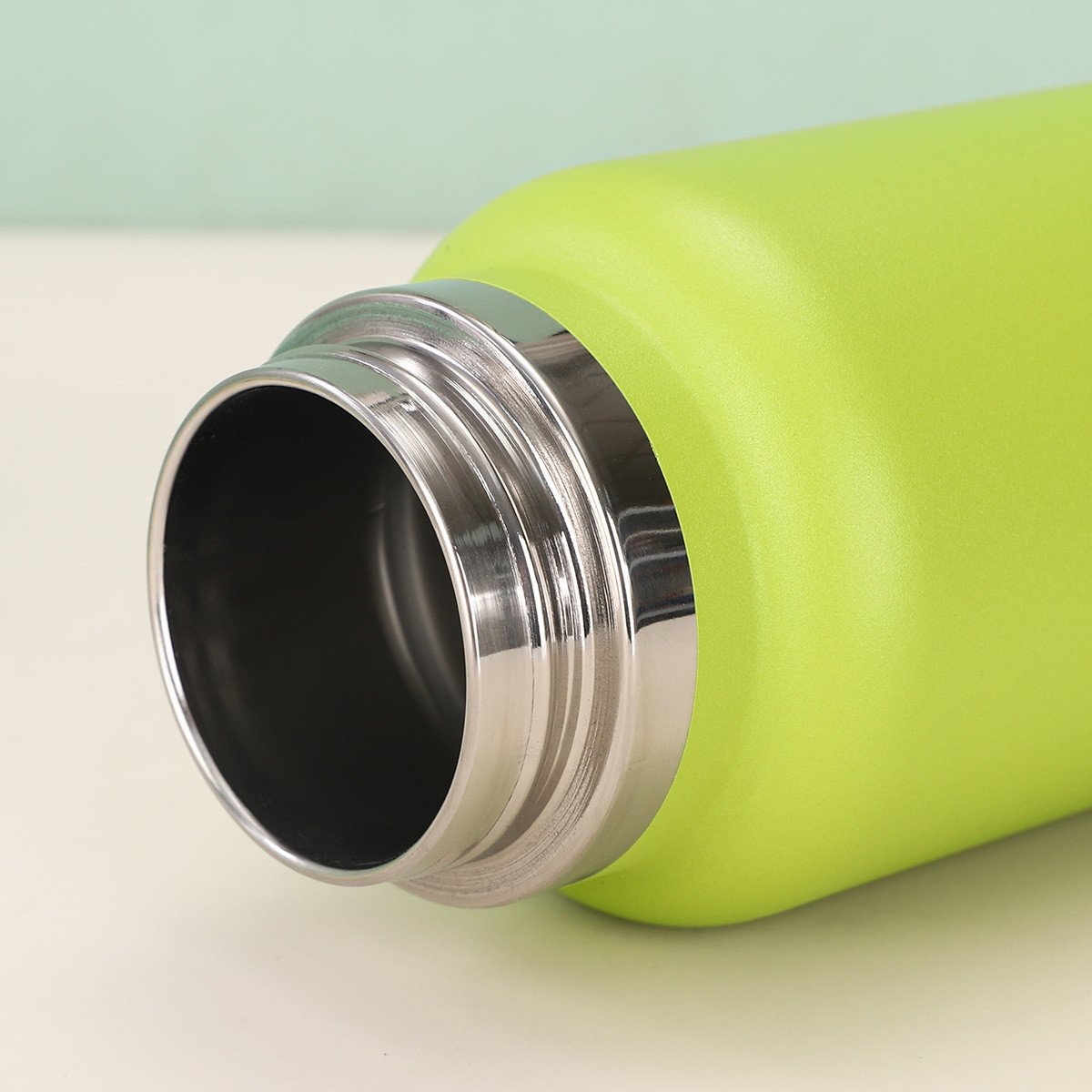 BPA Free Double Wall Standard Mouth Vacuum Insulated Drink Sport Stainless Steel Powder Coated Water Bottle Custom Logo