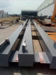 Q235 Light Paint Garage Steel Frame / Metal Building Frame With 50 Years Long