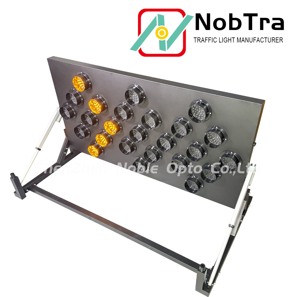 Amber Multi Temporary Traffic Control Highway Safety with Flashing Work Status CE and NBAB-25VIP