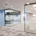 Modern Design Safety Frameless Glass Office Walls Soundproof Laminated Glass