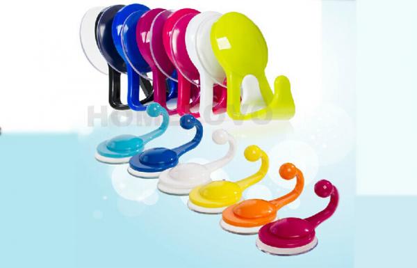 Quality Eco friendly Color small wall coat hooks Yellow Bathroom wall hangers for sale