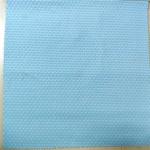 257GSM Cotton Dyed Fabric Light Blue Environmentally Friendly Dyeing