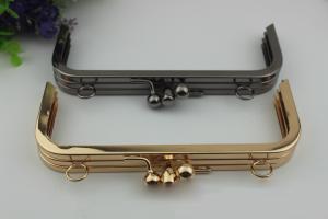 Wholesale Exquisite Fashion Hardware Light Gold 170 MM Iron Metal Frame With Plastic Box from china suppliers