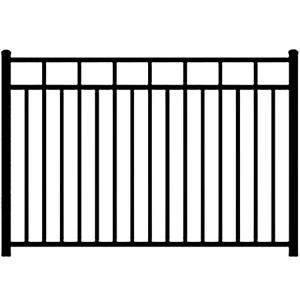 Wholesale 1.2mm-2.5mm 4 Foot Wrought Iron Fence For Home And Garden from china suppliers
