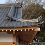 Traditional Clay Japanese Roof Tiles 2mm Thick Hotel Temple Matt
