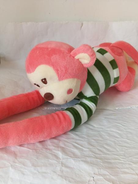 Plush toy stuffed monkey red curtain pendant holiday gift animal cartoon cute