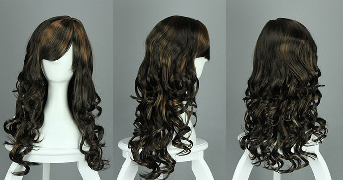 Sexy Full Wave Cosplay Party Long Synthetic Wigs For White Women SGS