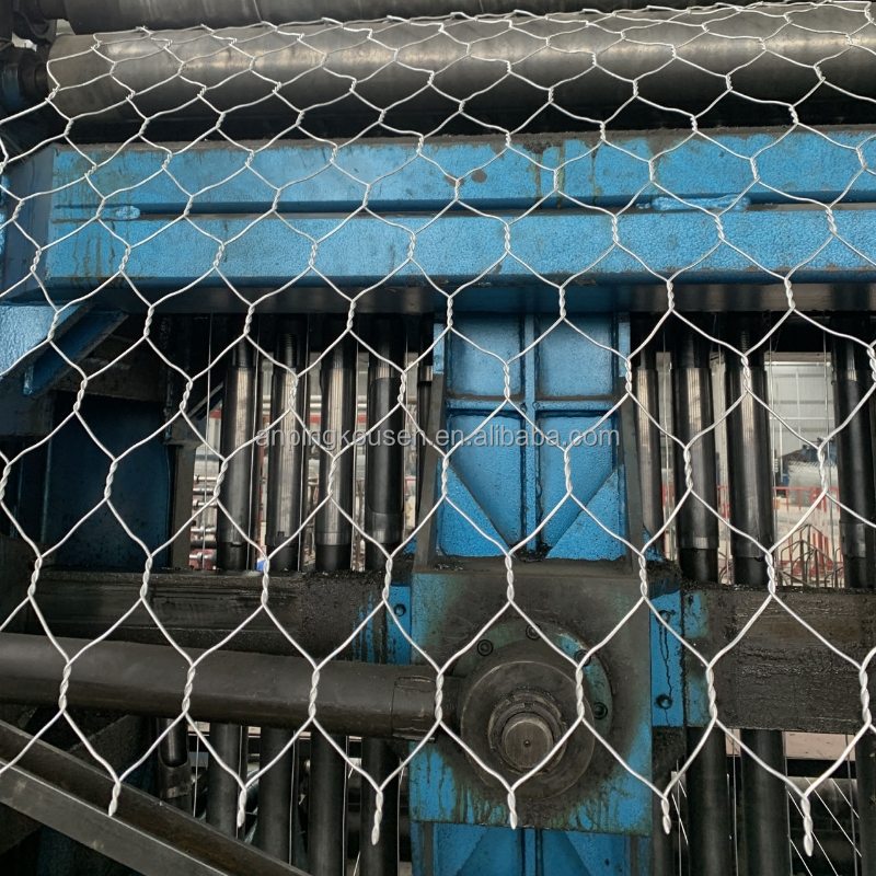 Customized Cutting Service for Galvanized/PVC Coated Hexagonal Wire Netting Gabion Box