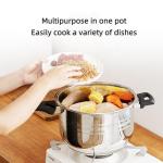 304 Stainless Steel Rice Cooker 18 - 24cm Multifunctional Induction Pressure