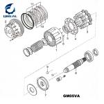 GM06VL GM07VA GM09VL GM18VL Excavator Travel Motor Parts