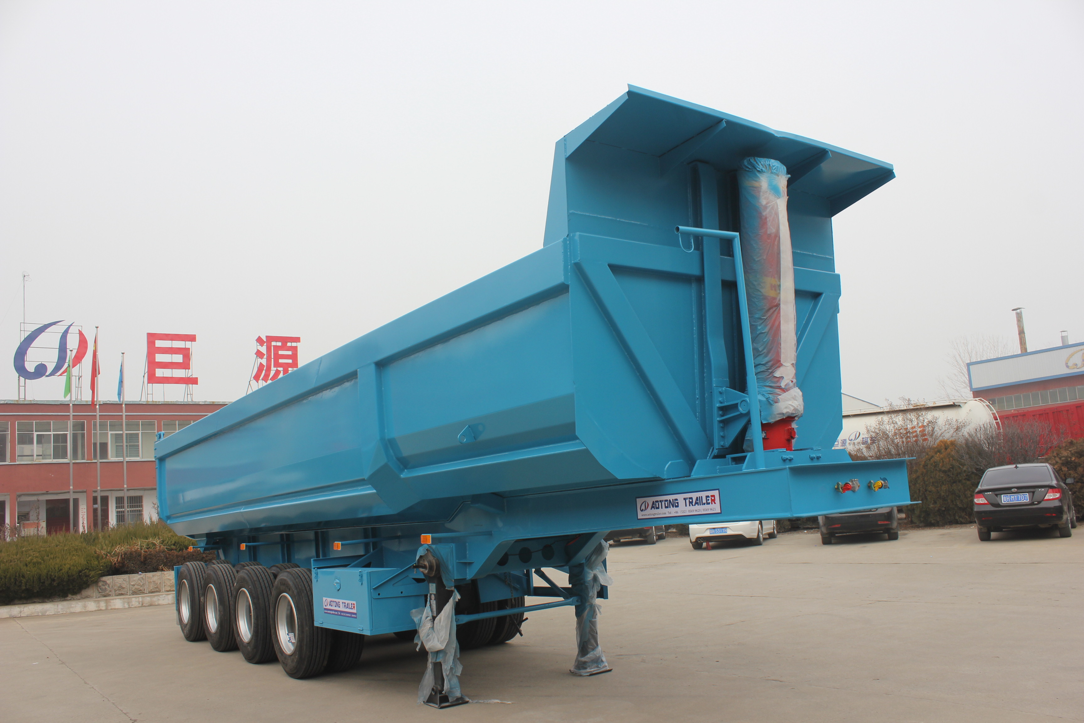 U Shape Tipper Cargo Truck Trailer The Best Way to Transport Sand Stone or Bulk Cargo