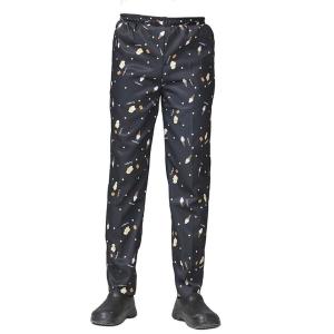 Wholesale Professional Printed Elastic Waistband Kitchen Cooking Chef Pants from china suppliers