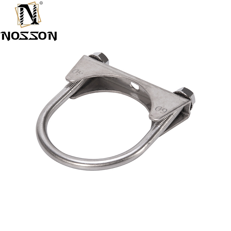M5 M6 M8 M10 Standard Metric U-bolt Pipe Clamp for Iron Galvanized/Stainless Steel Muffler in Automobile Industry