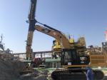 Hydraulic ClamShell Telescopic Excavator Boom Long Reach Arm 5845mm Radius
