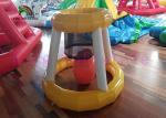 Colorful Sea Animal Theme Durable PVC Blow Up Water Park With Slide / Pool /