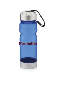 Wholesale 650ml Tritan water bottle with stainless steel cap/BPA FREE bottle from china suppliers